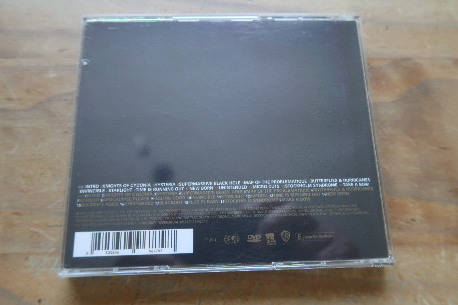 CD: MUSE - HAARP - LIVE FROM WEMBLEY STADIUM - CD + DVD – Usato da Basel venduto da Patiscat 2