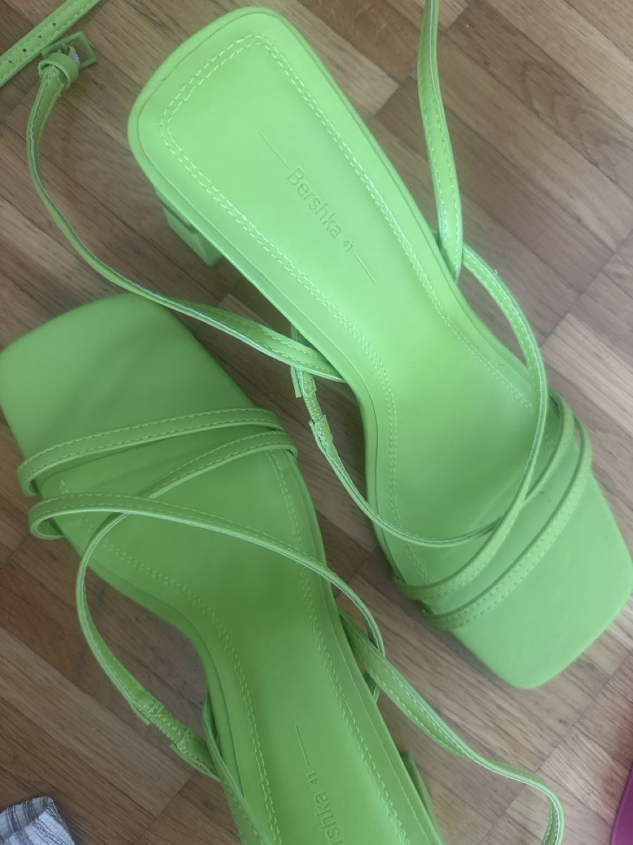 Bershka Scarpe da donna: Bershka Green Heels Size 41 – Usato da Zürich venduto da kes_5mhh 3