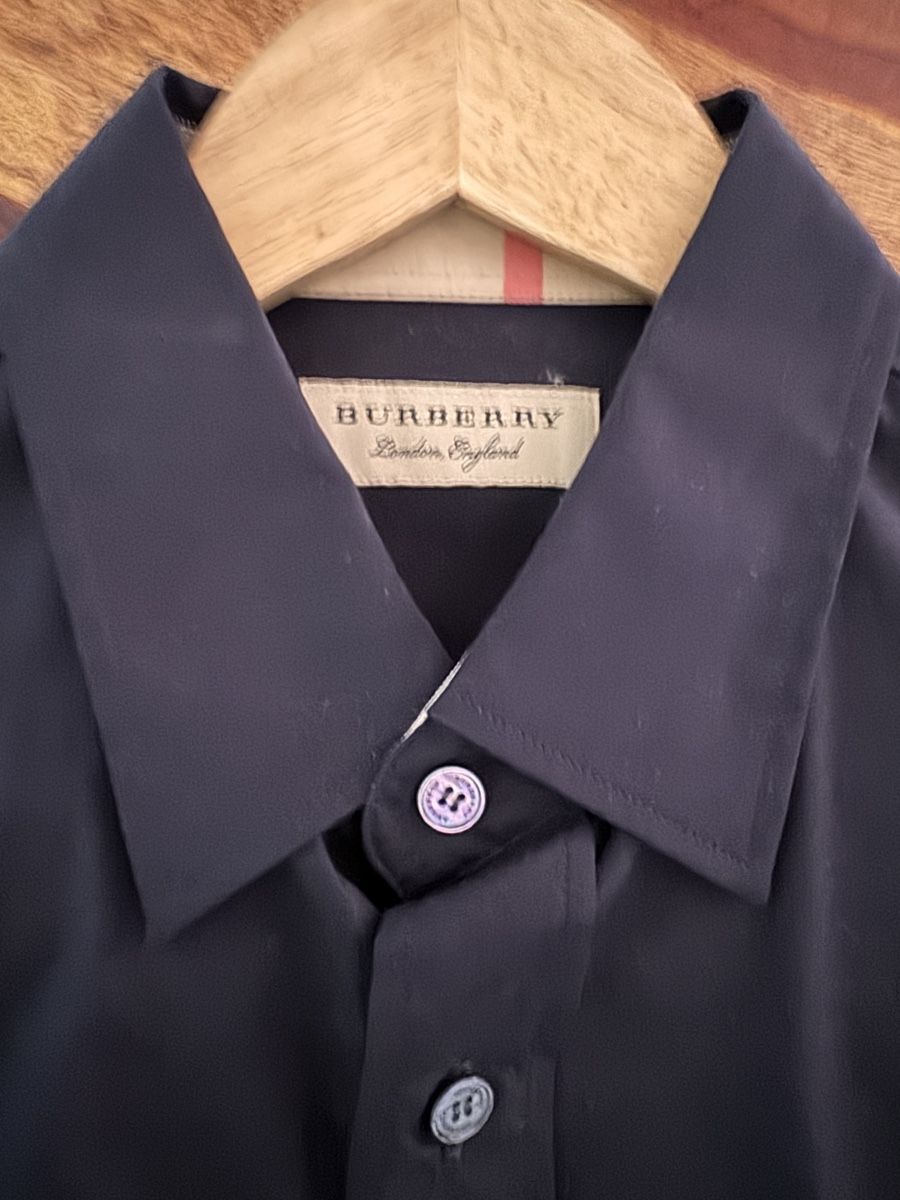 Burberry Camicie: Burberry Hemd Herren Schwarz Gr. M – Usato da Glattpark(Opfikon) venduto da Pink1919 2