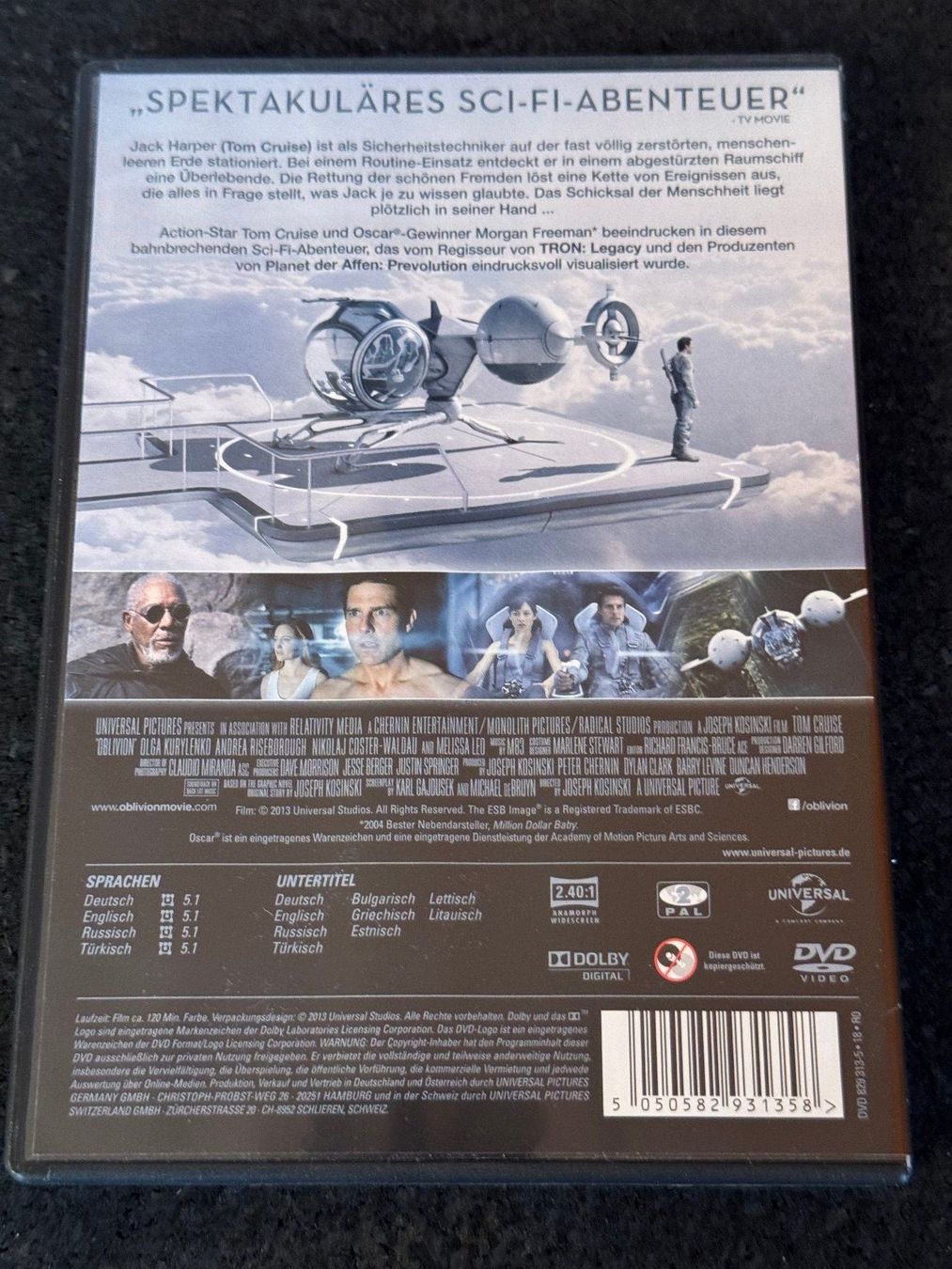 Tutti i DVDs: Oblivion DVD DE/EN/RU/TK Tom Cruise - Morgan Freeman – Usato da Fribourg venduto da tschjoly 1
