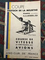 Programme de la Coupe Deutsch de la Meurthe