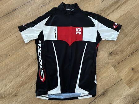 Radtrikot Stöckli ProTeam schwarz rot L-4-50                