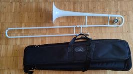 Posaune HSR Design weiss mit Tasche gebraucht (WG)