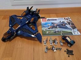 Lego 76166 Avengers Ultimate Quinjet, top Zustand