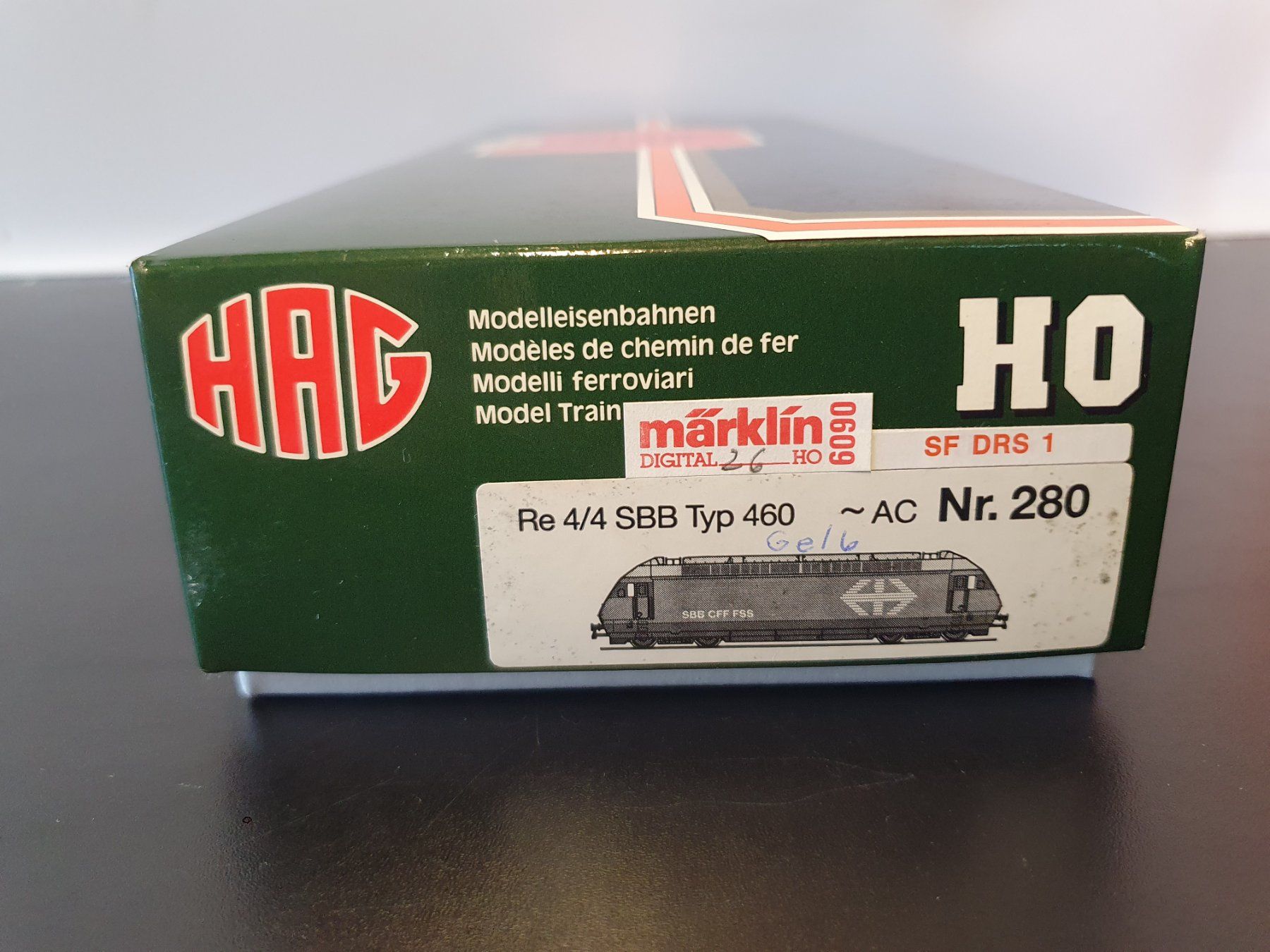 Hag Modellini di ferrovie: HAG:AC: SBB Re 460 "DRS 1"  DIGITAL NEUWERTIG/OVP – Nuovo e nell'imballaggio originale da Biglen venduto da taunus82 7