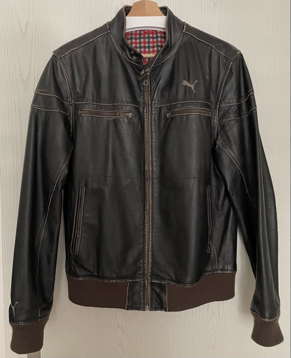 Puma Giacche: Vintage Lederjacke PUMA, Grösse M – Usato da Gattikon venduto da Bonani