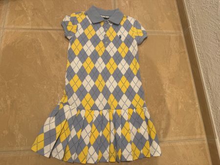 Ralph Lauren neues Polokleid, 7J 122 NP 155 Fr