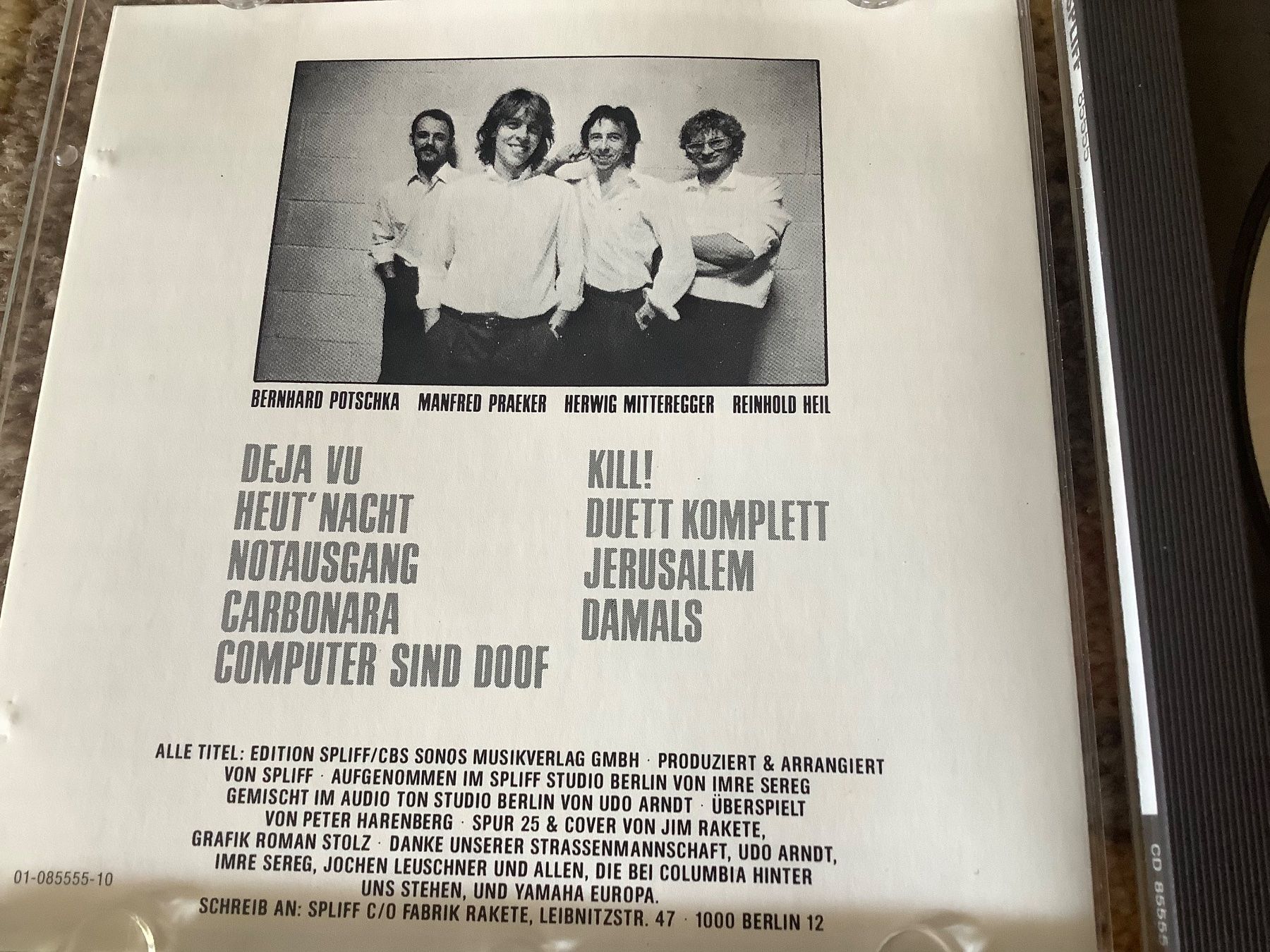 CD: SPLIFF *  85555 – Usato da herzogenbuchsee venduto da HIFIANER 3
