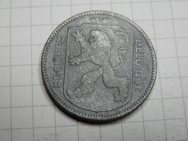 Belgien 1 Franken, 1942 Legende - 'BELGIE - BELGIQUE'