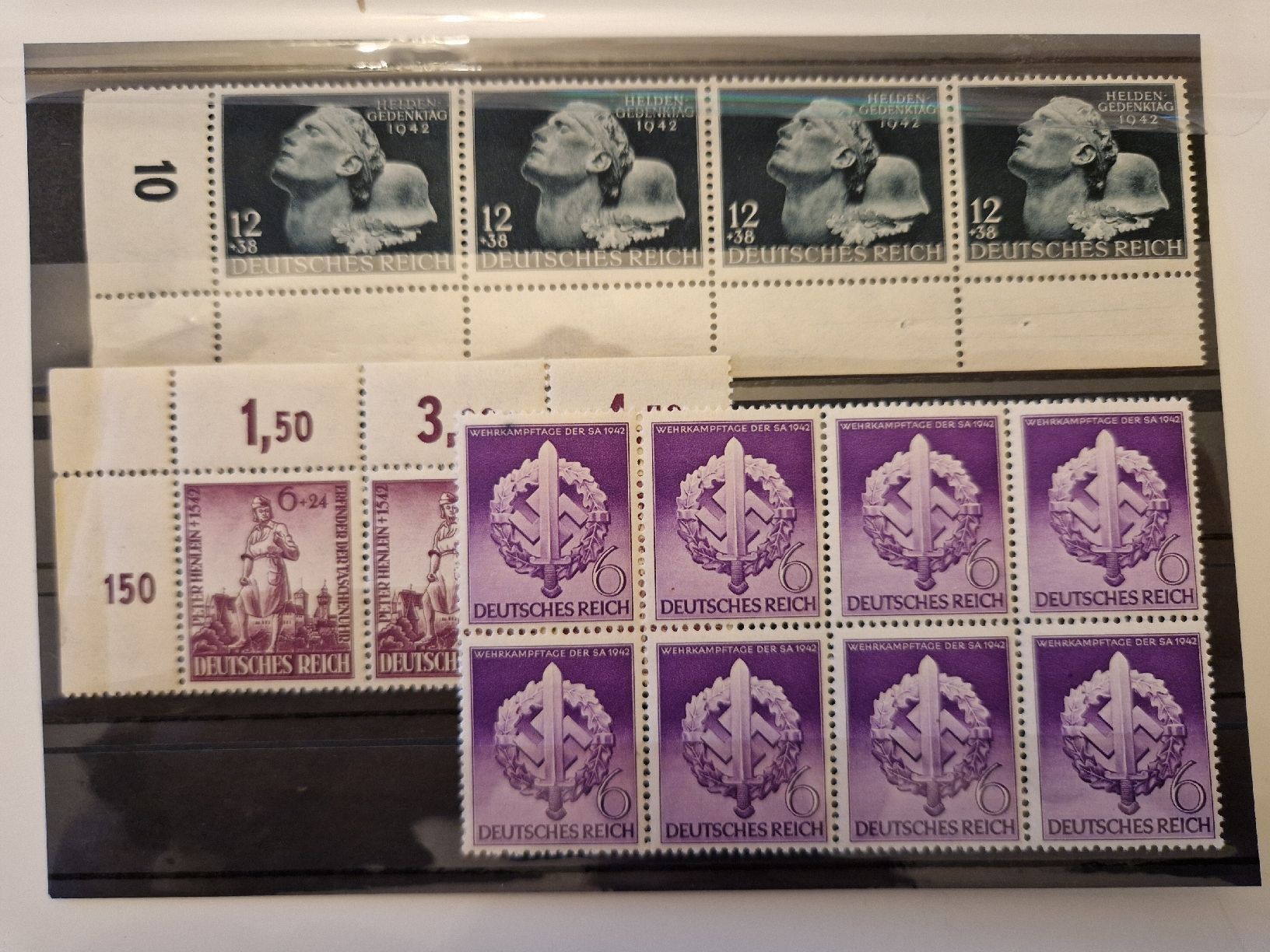 Tous les timbres: Deutsches Reich Briefmarken postfrisch – Neuf (Voir description) à St. Gallen par Enrico_SG