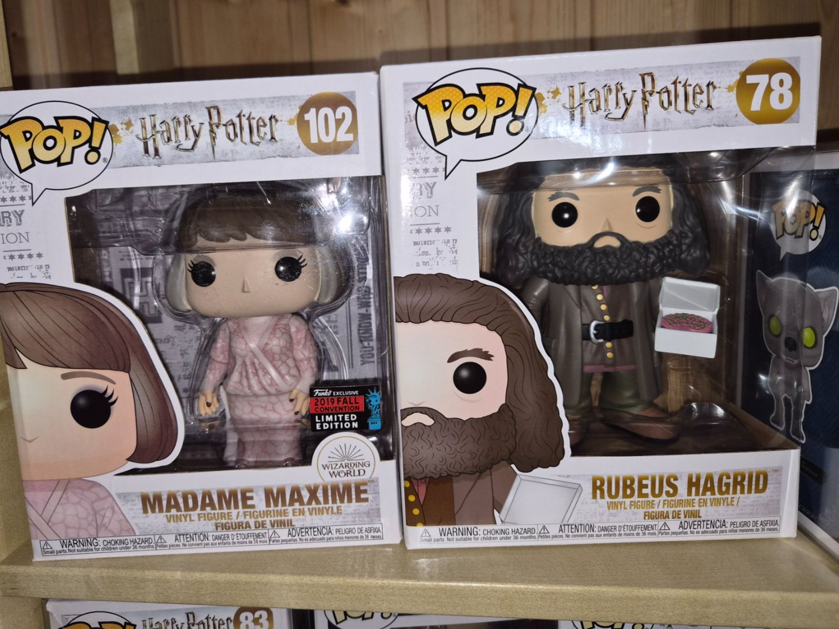 Funko Statuette: Funko pop Harry Potter: Hagrid et Mme Maxime – Nuovo e nell'imballaggio originale da Bévilard venduto da CONTRESENS