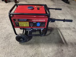 Seeyes Benzingenerator 6.5 HP OHV rot mit Rollen guter Zusta