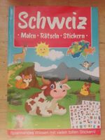 Schweiz (Malen - Rätseln - Stickern)  >ungebraucht<  DE