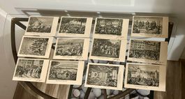 indépendance Vaudoise 100ans 12 cartes postales anciennes
