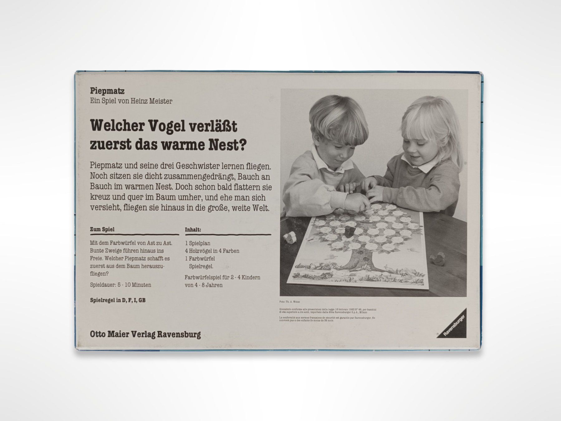 Ravensburger Giochi: RAVENSBURGER Piepmatz – Usato da Suhr venduto da Restwert_Suhr 5