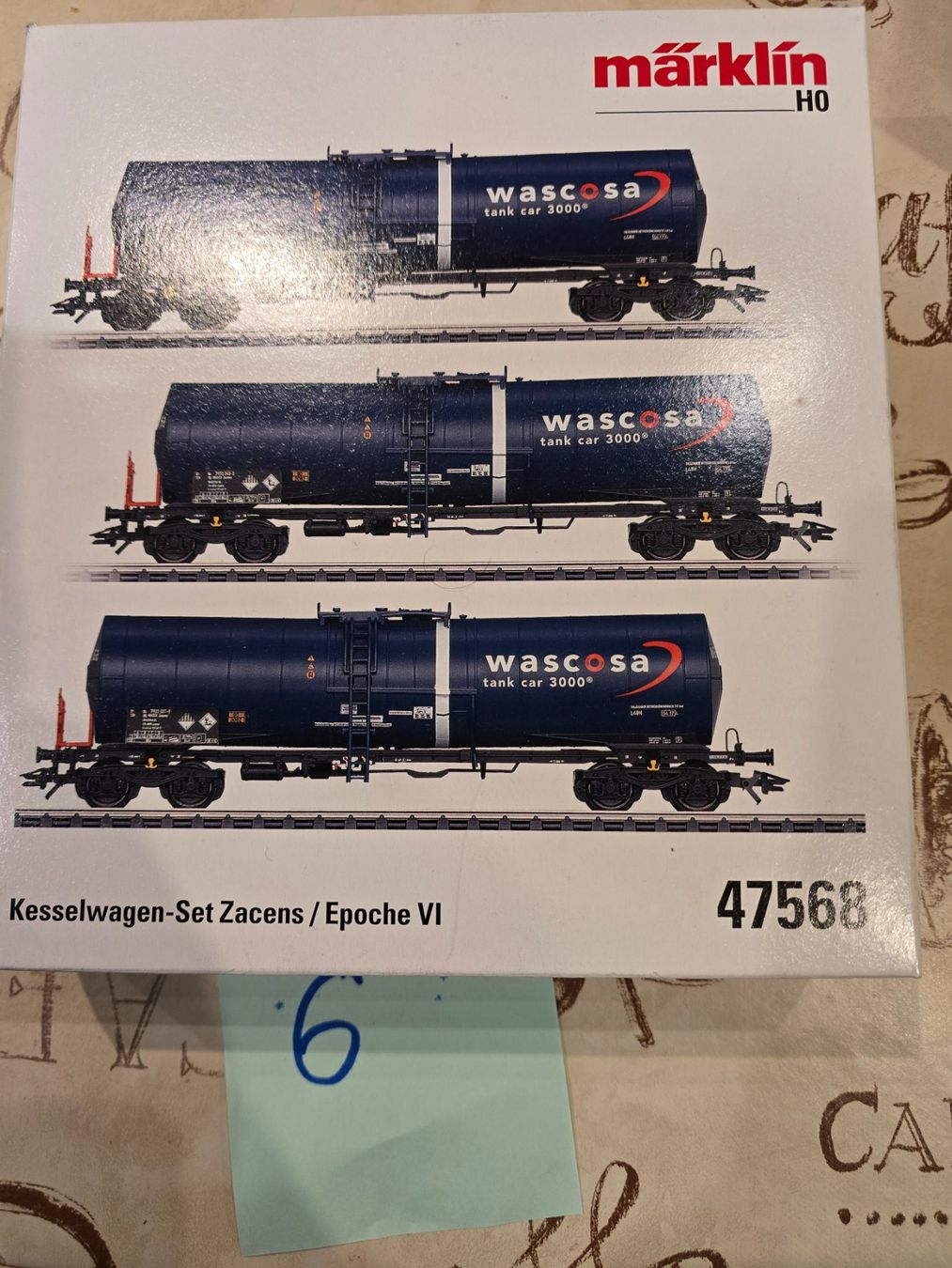 Märklin Modellini di ferrovie: Märklin 47568 Typ Zacens Tankwagen-Set – Nuovo (secondo la descrizione) da Mauren TG venduto da Defrancesco