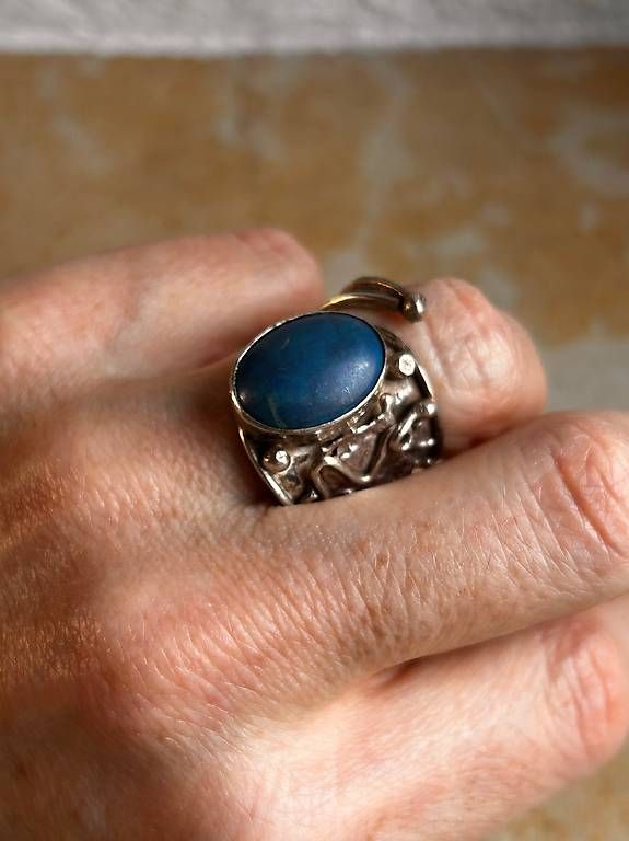 Anelli: Ring Lapislazuli Designer (Rg 54) – Usato da Basel venduto da bellespirit 4