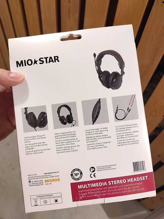 Cuffie: NEU! Mio Star Headset – Nuovo e nell'imballaggio originale da Wohlen AG venduto da gnabbr 1
