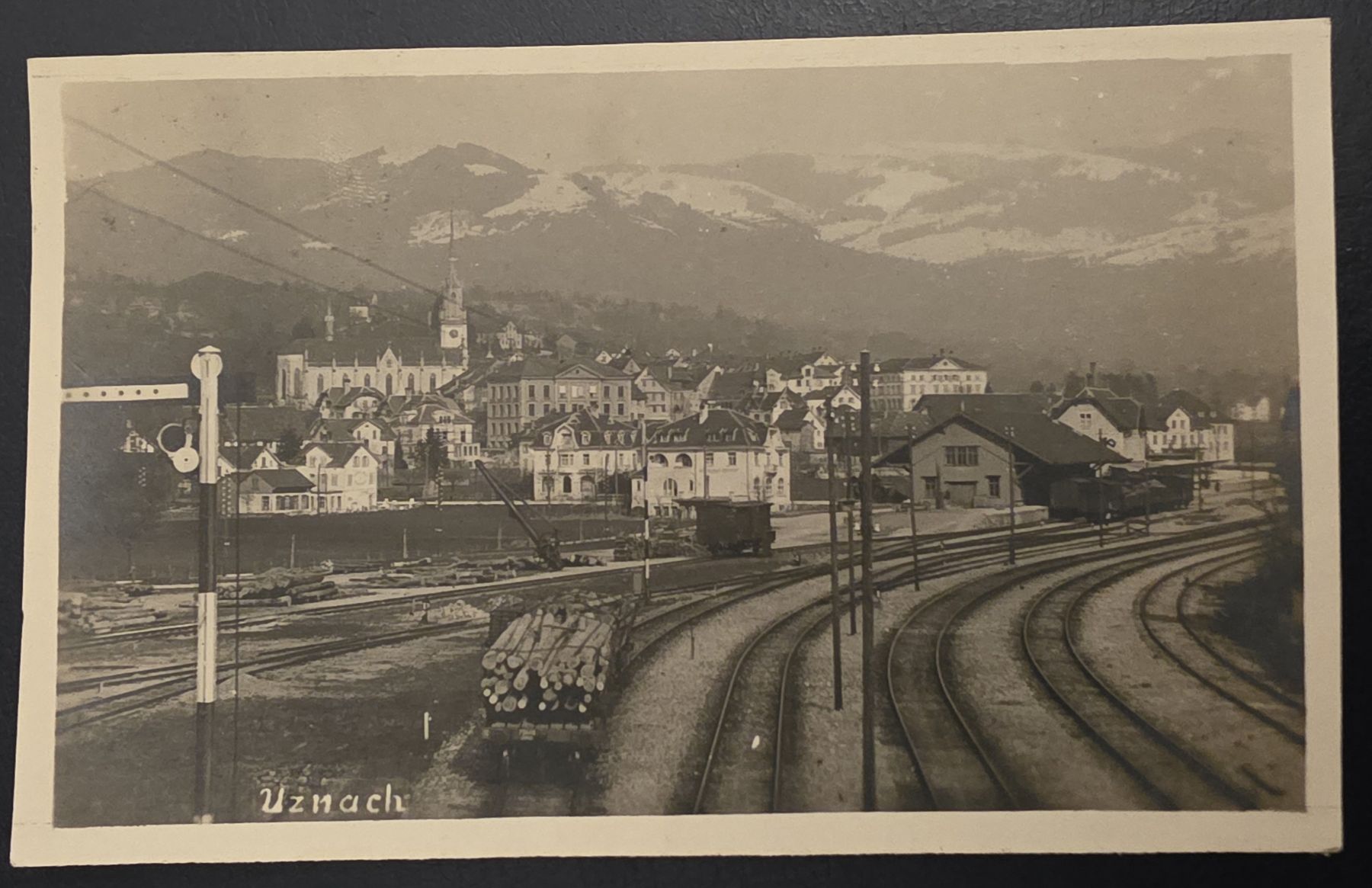 Cartoline postali: Ansichtskarte Uznach  – Usato da Bern venduto da Kocholo