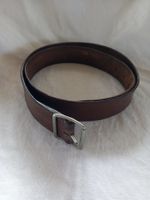 Ceinture ancienne en cuir, grandeur 120 cm