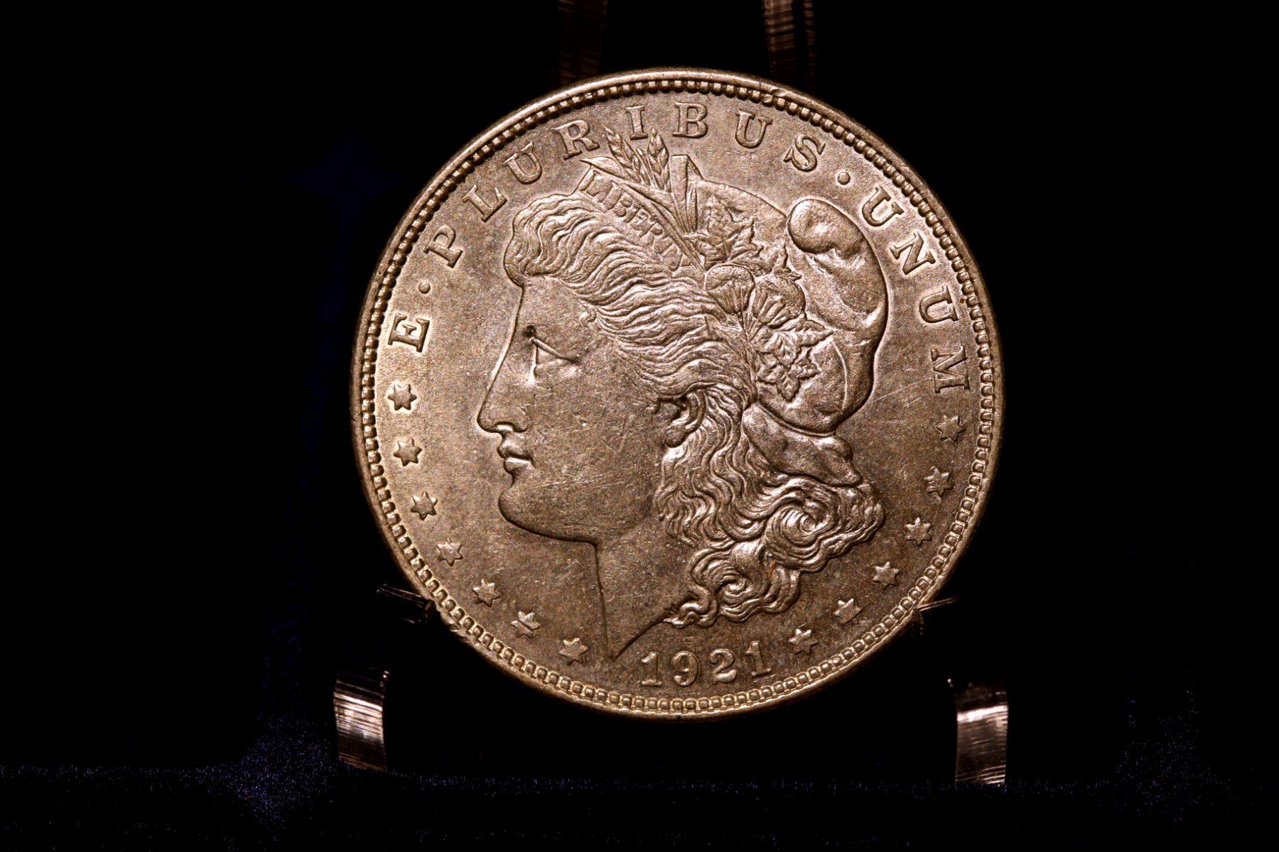 Alle Münzen: Silbermünze "Morgan Dollar" 1921 – Gebraucht aus Wetzikon ZH von Scipio80