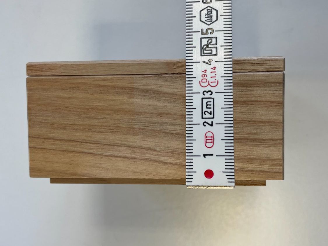 Casse di trasporto: Holzbox mit Schiebedeckel klein ca. 8.5 x 8.5 cm – Nuovo (secondo la descrizione) da Zug venduto da Cry71 5