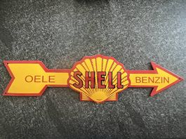 Emaile Schild Shell Original 