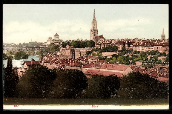 Ansichtskarten: Bern, Panorama mit Münster, Aare und Br – Gebraucht aus Berlin von bartko-reher