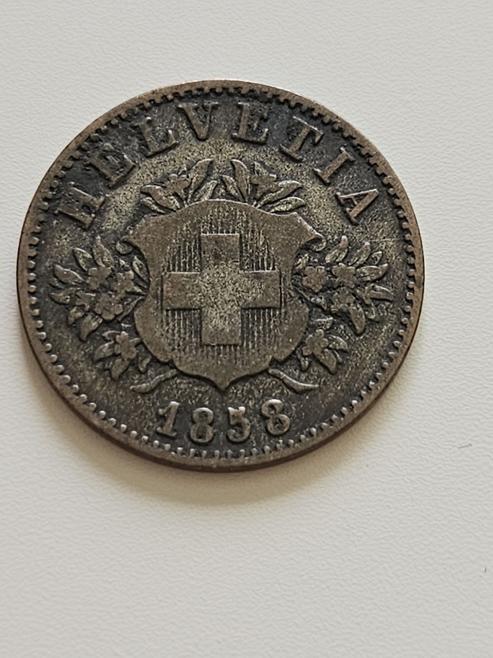 Tutti le monete: 20 Rappen 1858 – Usato da Pfäffikon ZH venduto da Melibol