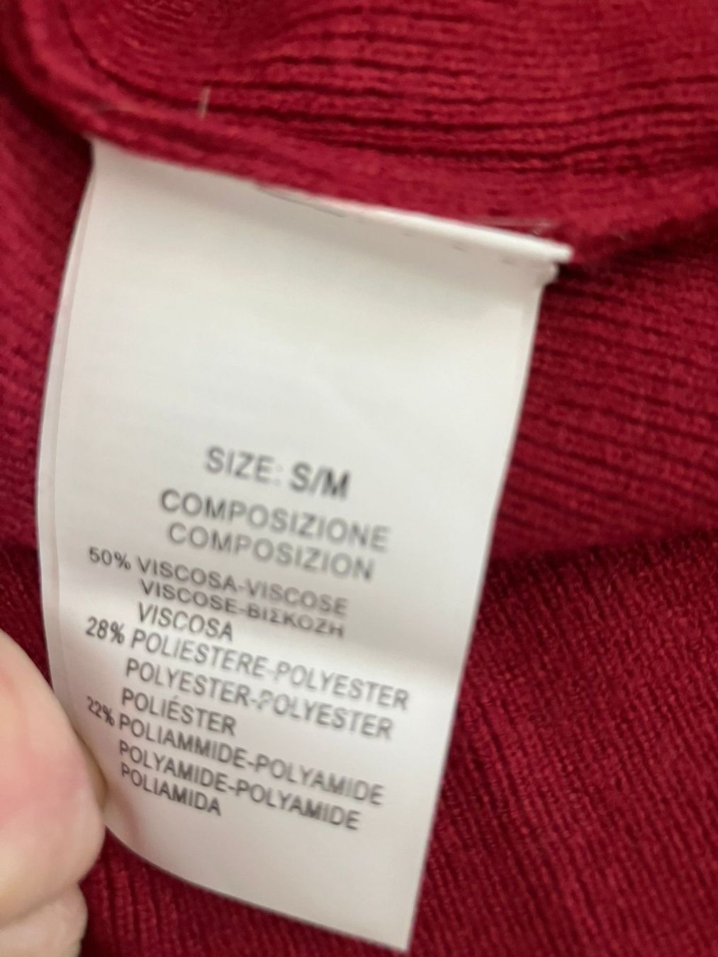Maglioni & Felpe: Pullover blu cuoricini tg. S/M misto viscosa – Usato da Melano venduto da H-Sara 1