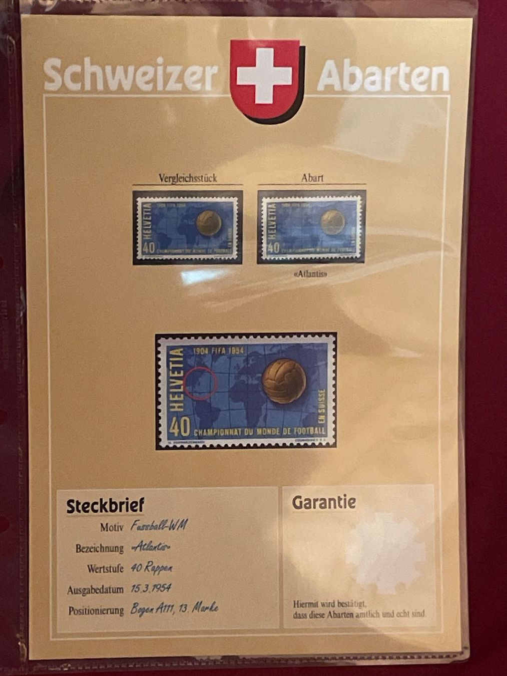 Tutti i francobolli: Schweizer Briefmarken Abarten Sammlung 36 Bätter – Usato da Schüpfen venduto da Schuepfen45