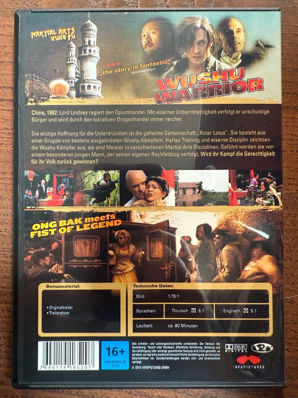 Tutti i DVDs: Wushu Warrior – Usato da Zürich venduto da FilmFreunde 1