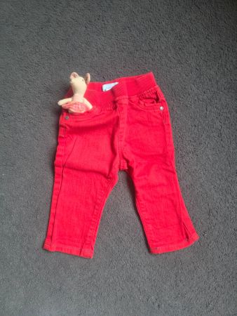 Obaibi Baby Hose, Gr. 68 Rot, Top Zustand für den Herbst!