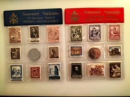 Pochettes collection timbre Vatican