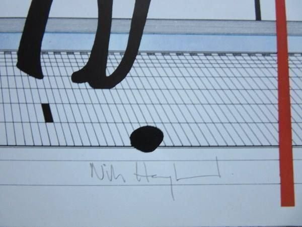 Arts picturaux & lithographies: Nils Haglund  1939-1990  Farboffsetlithografie  handsigniert – D'occasion à Gersau par grafik-kunst 1