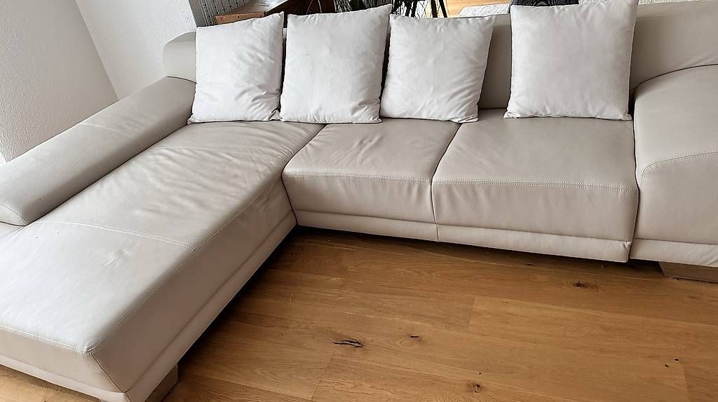 Divani: Ledersofa weiss – Usato da Rickenbach b. Wil venduto da ammanna 4