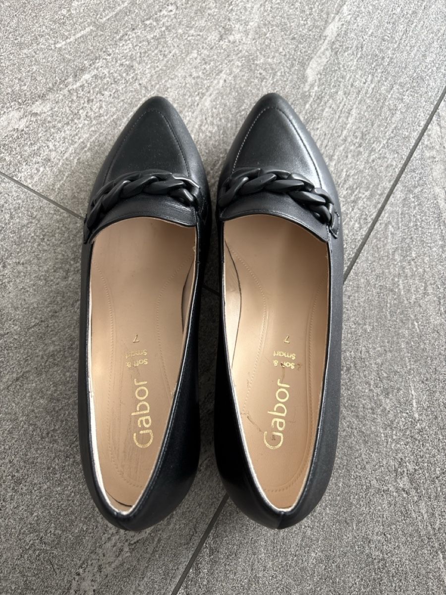 Scarpe da donna: Gabor Lederschuhe Schwarz, Gr. 40, **NEU** – Nuovo (secondo la descrizione) da Küttigen venduto da CE66