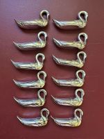 Set de 12 porte-couteaux en forme de cygne
