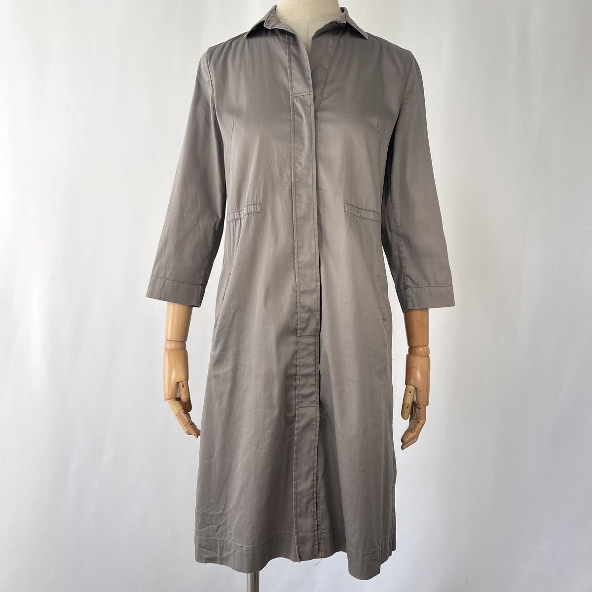 Akris Vestiti: AKRIS Gray Cotton Dress – Usato da Freienbach venduto da Avviivva_Shop