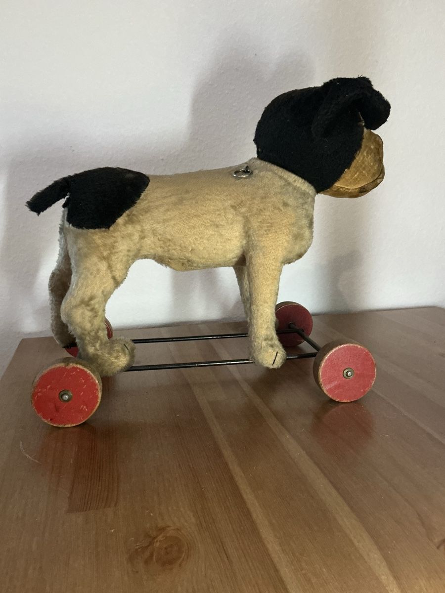 Steiff Spielzeuge: Bully von Steiff auf Rädern – Gebraucht aus Basel von Ajscha7o1 1