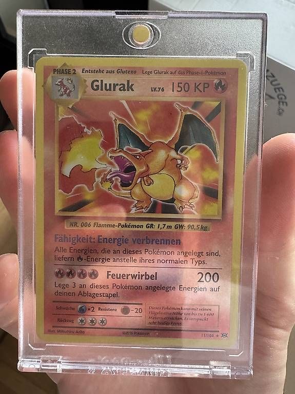 Carte collezionabili: Glurak  Holo 11/108 aus 2016 – Usato da Birsfelden venduto da jon_687v
