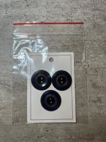 Dunkelblaue Kunstoff Knöpfe / EPA / Näh Knopf annähen (neu)