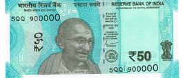 Indien 50 Rupees 2022 P-111 A-UNZ Serie 5QQ-900000
