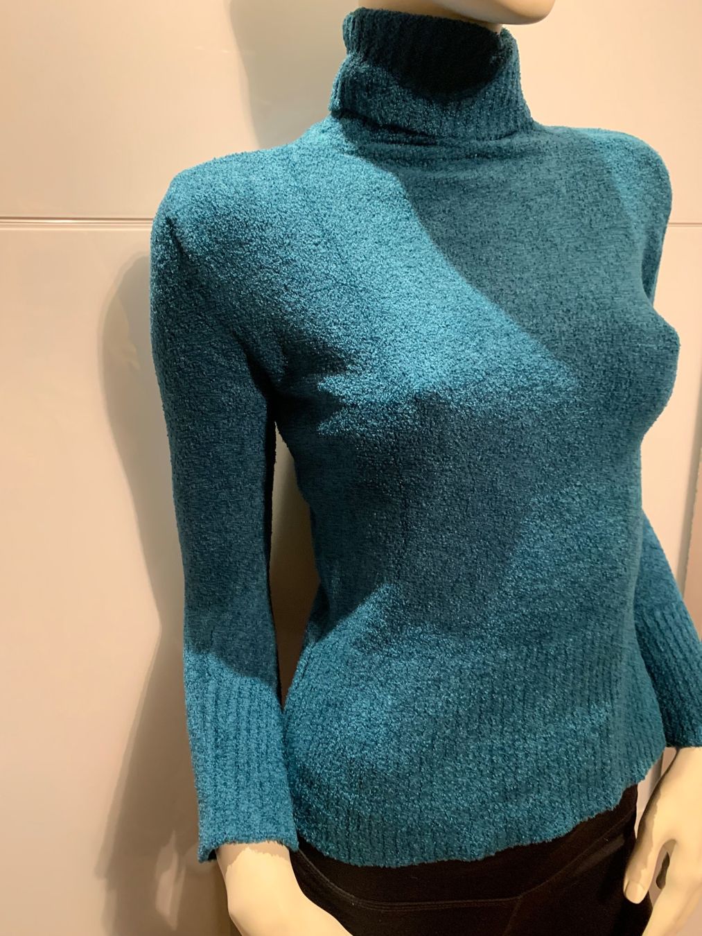Maglioni & Felpe: Damen Rollkragenpullover petrol weich und elastisch, XS/140 – Usato da Rosshäusern venduto da MiJoDoOl 1