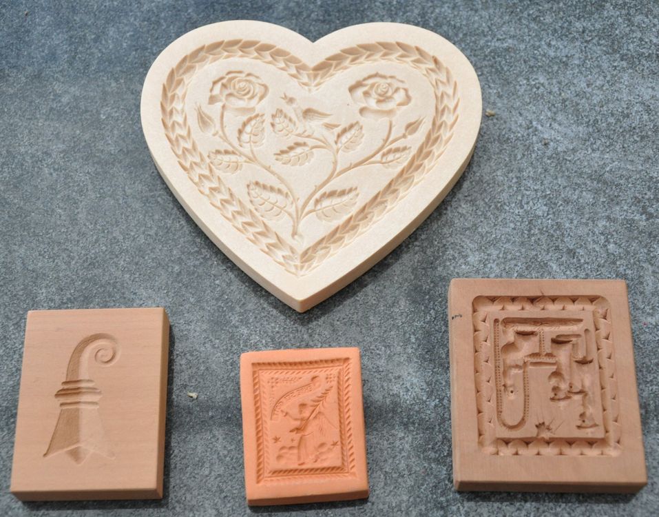 6 Backformen Set - 3 Herzen & 3 Sterne Aus Kunststoff Für Fondant & Kekse