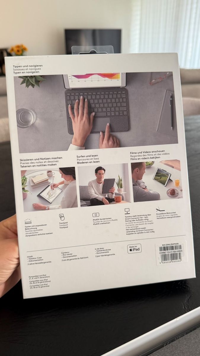 Apple Claviers: Ipad Tastaturcase mit Trackpad und Smart Connector-Technolog – D'occasion à Hinwil par dire07 1