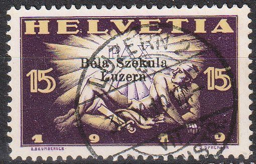 Tous les timbres: 145, Aufdruck Bela Szekula gestempelt – D'occasion à Basel par Bingis
