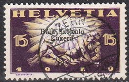 145, Aufdruck Bela Szekula gestempelt