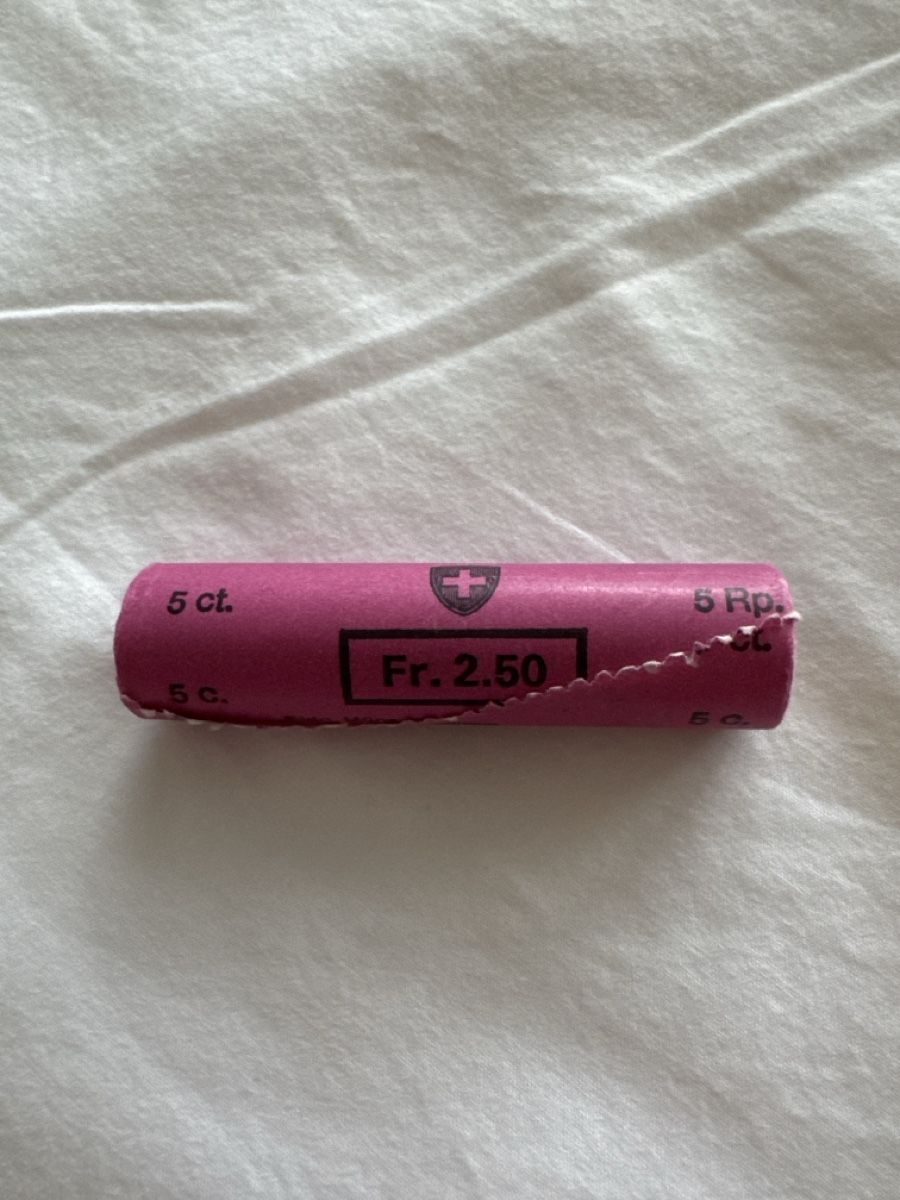 Tutti le monete: Rouleau de 5 centimes 1981 (original BNS) – Nuovo e nell'imballaggio originale da Thônex venduto da jea_6v2t