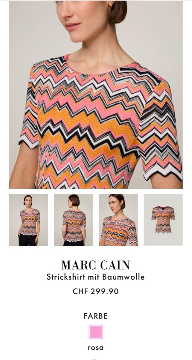 Marc Cain T-Shirts: MARC CAIN Strickshirt  G.34 (1) – Neu (gemäss Beschreibung) aus Oberwil BL von DANA_FOX 6